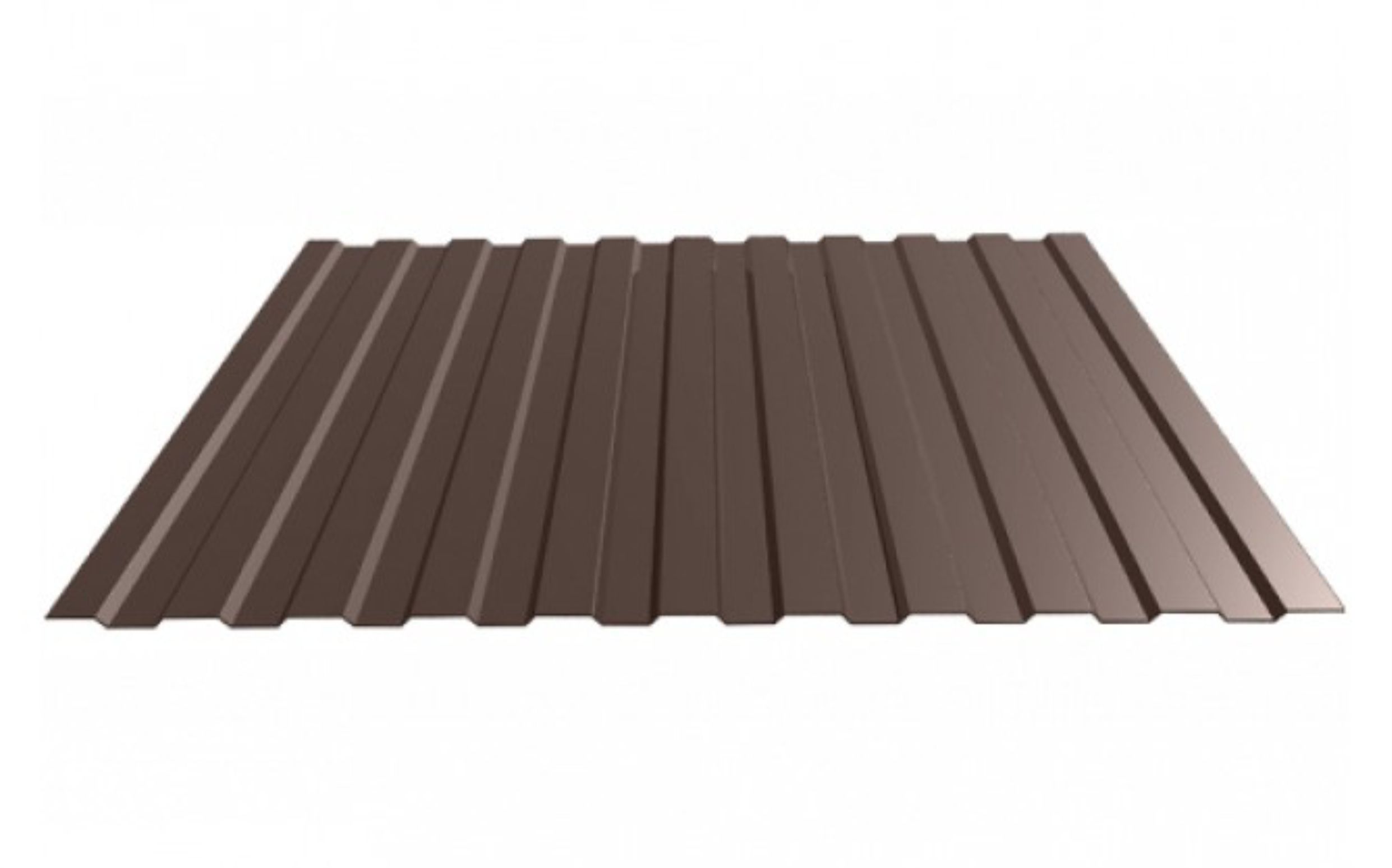 Профнастил С8 0,5 мм 8017 шоколадно коричневый