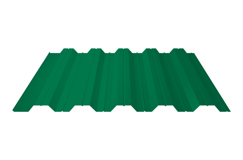 Профнастил НС35 0,7 мм 6005 зелёный мох